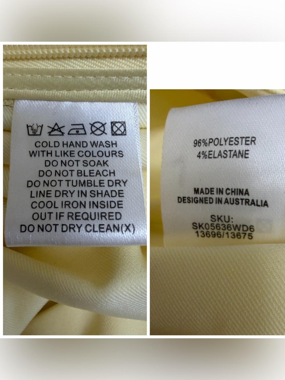 Meshki Mura Set 2 pc Vest and Pleated Skirt Yellow Size Small - Picture 11 of 13